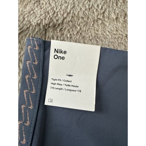 Nike Women's Leggings Therma-FIT Sz M Diffused Blue Style FB5703-491 New - Picture 14 of 16